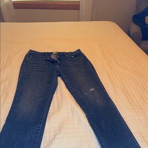 Used J crew slim broken in boyfriend jeans sz 30